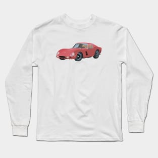 Vintage Red Sport Car Long Sleeve T-Shirt